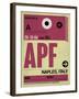 APF Naples Luggage Tag II-NaxArt-Framed Art Print