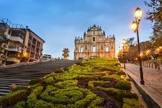 Ruins of St. Paul's. Built from 1602 to 1640, One of Macau's Best known Landmarks. in 2005, They We-aphotostory-Photographic Print