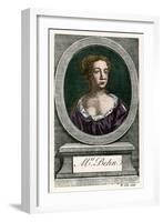 Aphra Behn (1640-168), First Professional Woman Writer in English Literature-B Cole-Framed Giclee Print