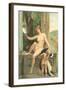 Aphrodite and Eros-null-Framed Art Print