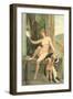 Aphrodite and Eros-null-Framed Art Print