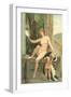 Aphrodite and Eros-null-Framed Art Print