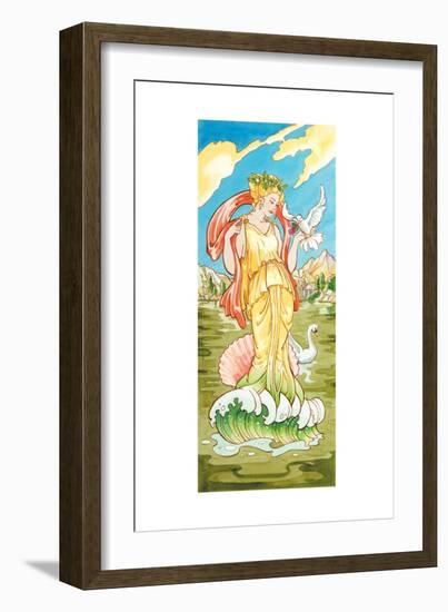 Aphrodite (Greek), Venus (Roman), Mythology-Encyclopaedia Britannica-Framed Art Print