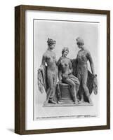 Aphrodite, Helen and Paris, from Tanagra-null-Framed Giclee Print