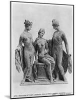 Aphrodite, Helen and Paris, from Tanagra-null-Mounted Giclee Print