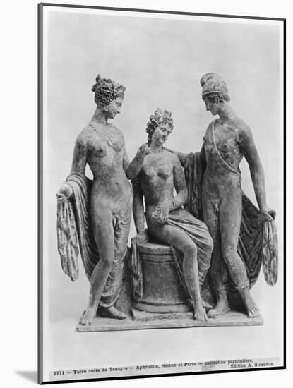 Aphrodite, Helen and Paris, from Tanagra-null-Mounted Giclee Print