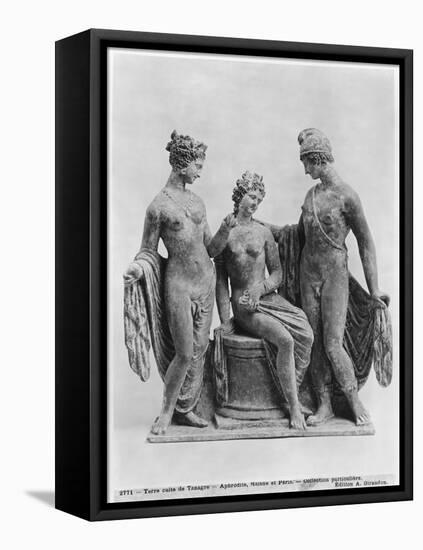 Aphrodite, Helen and Paris, from Tanagra-null-Framed Stretched Canvas