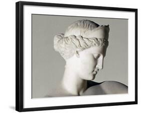 Aphrodite of Capua, Detail of Head-Lyssipus-Framed Photo