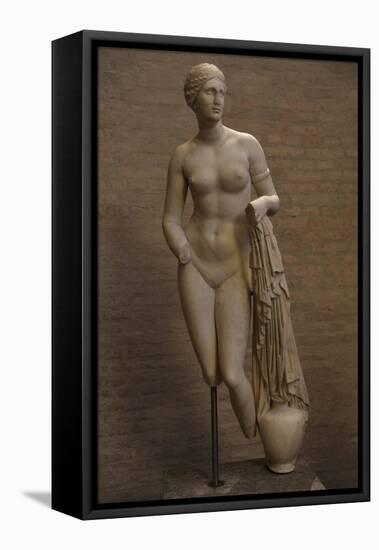 Aphrodite of Cnidus. Roman Statue. 1st Century BC-null-Framed Stretched Canvas