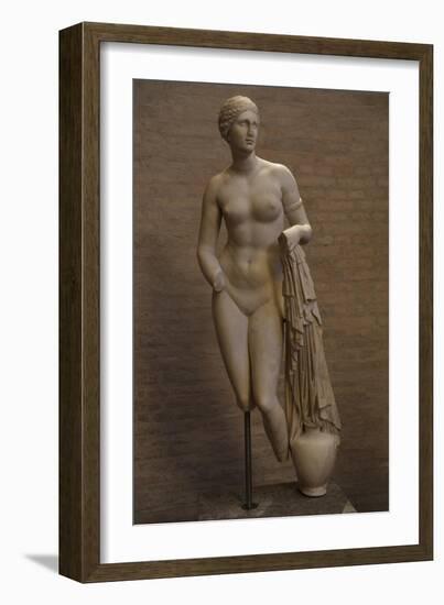 Aphrodite of Cnidus. Roman Statue. 1st Century BC-null-Framed Giclee Print