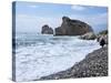 Aphrodite Rock and Beach, Cyprus, Mediterranean, Europe-null-Stretched Canvas