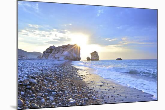 Aphrodite's Rock, Paphos, Cyprus, Eastern Mediterranean Sea-Neil Farrin-Mounted Photographic Print