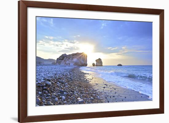 Aphrodite's Rock, Paphos, Cyprus, Eastern Mediterranean Sea-Neil Farrin-Framed Photographic Print