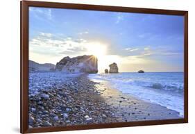 Aphrodite's Rock, Paphos, Cyprus, Eastern Mediterranean Sea-Neil Farrin-Framed Photographic Print