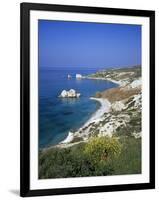 Aphrodite's Rock, Paphos, UNESCO World Heritage Site, South Cyprus, Cyprus, Mediterranean, Europe-Stuart Black-Framed Photographic Print