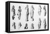 Aphrodite Statuettes-null-Framed Stretched Canvas