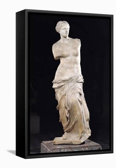 Aphrodite, the "Venus De Milo," Hellenistic Period, circa 130-100 BC-null-Framed Stretched Canvas