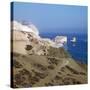 Aphrodites Rock on Cyprus-CM Dixon-Stretched Canvas