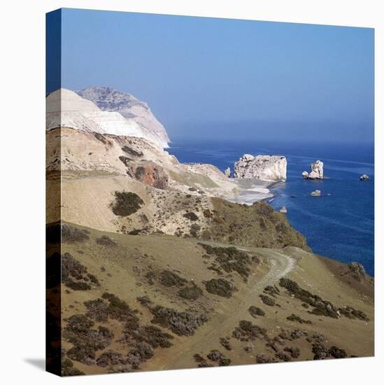 Aphrodites Rock on Cyprus-CM Dixon-Stretched Canvas