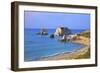 Aphrodites Rock, Paphos, Cyprus, Eastern Mediterranean Sea, Europe-Neil Farrin-Framed Photographic Print