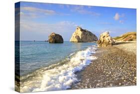 Aphrodites Rock, Paphos, Cyprus, Eastern Mediterranean Sea, Europe-Neil Farrin-Stretched Canvas