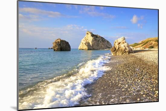 Aphrodites Rock, Paphos, Cyprus, Eastern Mediterranean Sea, Europe-Neil Farrin-Mounted Photographic Print