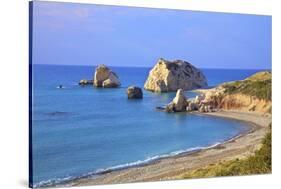 Aphrodites Rock, Paphos, Cyprus, Eastern Mediterranean Sea, Europe-Neil Farrin-Stretched Canvas