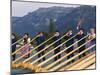 Aplhorn Players, Unspunnen Bicentenary Festival, Interlaken, Jungfrau Region, Switzerland-Christian Kober-Mounted Photographic Print