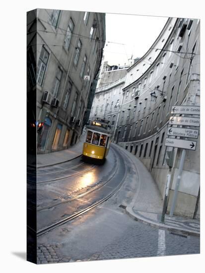 Apn Lisbon Streetcar-Armando Franca-Stretched Canvas