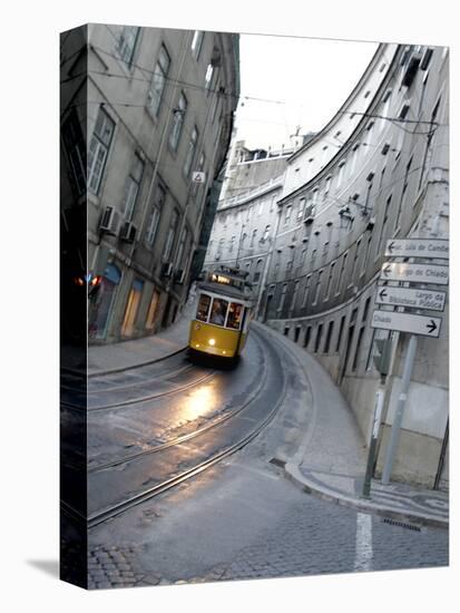 Apn Lisbon Streetcar-Armando Franca-Stretched Canvas