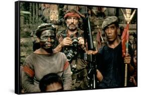 APOCALYPSE NOW, 1979 directed by FRANCIS FORD COPPOLA Dennis Hopper (photo)-null-Framed Stretched Canvas