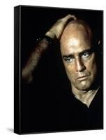 APOCALYPSE NOW, 1979 directed by FRANCIS FORD COPPOLA Marlon Brando (photo)-null-Framed Stretched Canvas