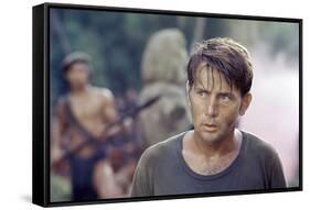 APOCALYPSE NOW, 1979 directed by FRANCIS FORD COPPOLA Martin Sheen (photo)-null-Framed Stretched Canvas