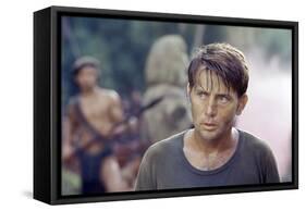 APOCALYPSE NOW, 1979 directed by FRANCIS FORD COPPOLA Martin Sheen (photo)-null-Framed Stretched Canvas