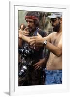 APOCALYPSE NOW, 1979 directed by FRANCIS FORD COPPOLA On the set, Francis Ford Coppola directs Denn-null-Framed Photo