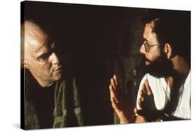 APOCALYPSE NOW, 1979 directed by FRANCIS FORD COPPOLA On the set, Francis Ford Coppola directs Marl-null-Stretched Canvas