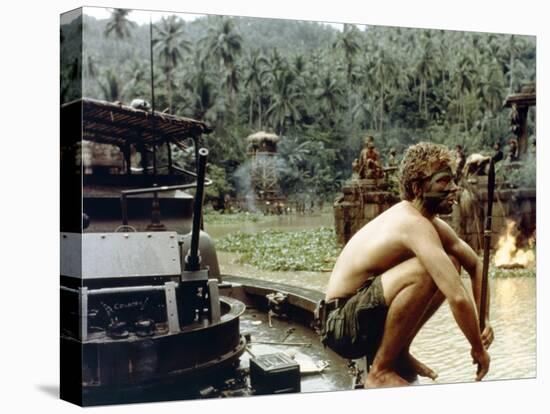 APOCALYPSE NOW, 1979 directed by FRANCIS FORD COPPOLA Sam Bottoms (photo)-null-Stretched Canvas