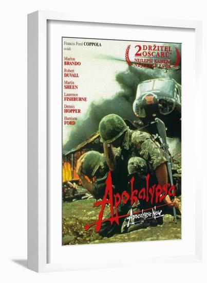 Apocalypse Now, (aka Apocalypsa), Czech Republic Poster Art, 1979-null-Framed Art Print