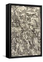 Apocalypse of Saint John - the Prostitute of Babylon -Albrecht Dürer-Framed Stretched Canvas