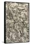 Apocalypse of Saint John - the Prostitute of Babylon -Albrecht Dürer-Framed Stretched Canvas