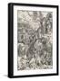 Apocalypse selon Saint Jean - L'ange portant la clé de l'Abîme-Albrecht Dürer-Framed Giclee Print