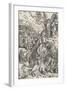 Apocalypse selon Saint Jean - L'ange portant la clé de l'Abîme-Albrecht Dürer-Framed Giclee Print