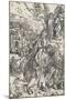 Apocalypse selon Saint Jean - L'ange portant la clé de l'Abîme-Albrecht Dürer-Mounted Giclee Print