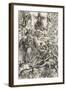 Apocalypse selon Saint Jean - La femme de soleil et le dragon à 7 têtes-Albrecht Dürer-Framed Giclee Print