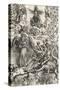 Apocalypse selon Saint Jean - La femme de soleil et le dragon à 7 têtes-Albrecht Dürer-Stretched Canvas