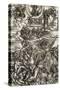 Apocalypse selon Saint Jean -  Le combat des anges-Albrecht Dürer-Stretched Canvas