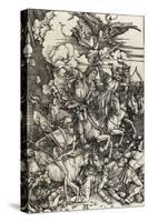 Apocalypse selon Saint Jean - Les 4 cavaliers-Albrecht Dürer-Stretched Canvas