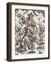 Apocalypse selon Saint Jean - Saint Jean apercevant les 7 chandeliers-Albrecht Dürer-Framed Giclee Print