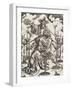 Apocalypse selon Saint Jean - Saint Jean apercevant les 7 chandeliers-Albrecht Dürer-Framed Giclee Print