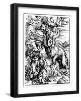 Apocalypse the Great Beast-Albrecht Dürer-Framed Art Print